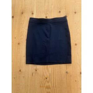 Tahari‎ Navy Blue Stretch Career Pencil Skirt Business Casual Size Small